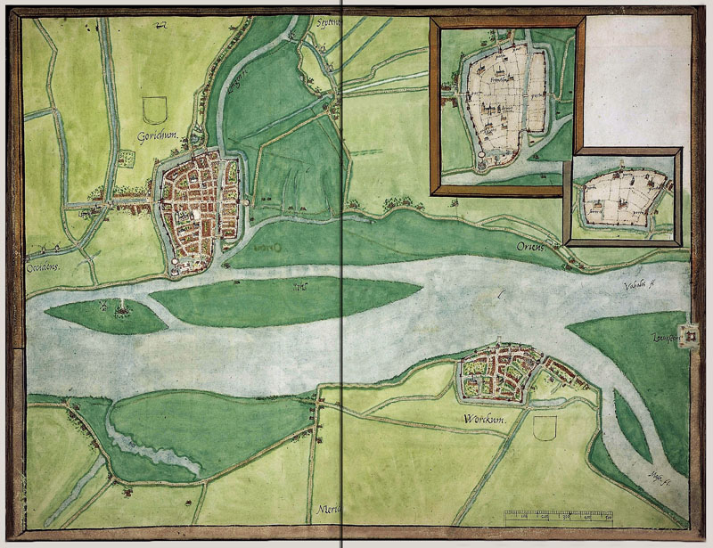 Gorkum - Woudrichem 1545 Jacob van Deventer